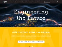 Desktop screenshot for epam.com