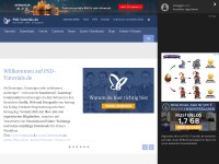 Desktop screenshot for psd-tutorials.de