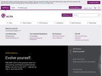 Desktop screenshot for aicpa.org