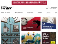 Desktop screenshot for writermag.com