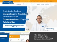 Desktop screenshot for languageline.com