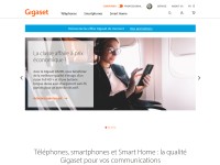 Desktop screenshot for gigaset.com