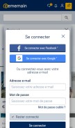 How 2ememain.be looks like on a mobile device such as an iPhone.