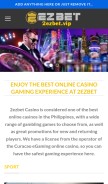 How 2ezbet.vip looks like on a mobile device such as an iPhone.