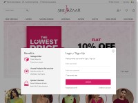 Desktop screenshot for shebazaar.com