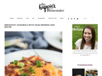 Desktop screenshot for thehappierhomemaker.com