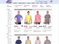 Desktop screenshot for jiffyshirts.com
