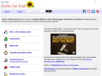 Desktop screenshot for dltk-kids.com