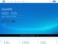Desktop screenshot for oneapm.com