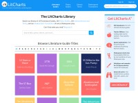 Desktop screenshot for litcharts.com