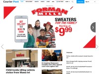 Desktop screenshot for courierpostonline.com