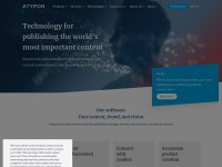 Desktop screenshot for atypon.com