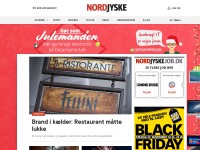 Desktop screenshot for nordjyske.dk