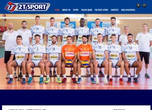How 2tsport.it looks like on a tablet such as an iPad.