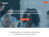 Desktop screenshot for symplr.com