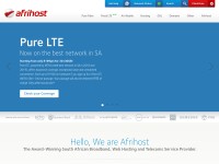 Desktop screenshot for afrihost.com