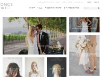 Desktop screenshot for oncewed.com