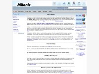 Desktop screenshot for milonic.com