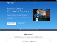 Desktop screenshot for vuetifyjs.com