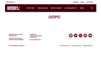 Desktop screenshot for hersheys.com