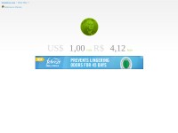 Desktop screenshot for dolarhoje.com