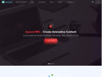 Desktop screenshot for apowersoft.com