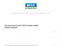 Desktop screenshot for mccommandcenter.com