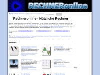 Desktop screenshot for rechneronline.de