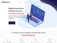 Desktop screenshot for riskcovry.com