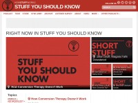 Desktop screenshot for stuffyoushouldknow.com