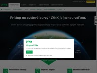 Desktop screenshot for lynxbroker.sk