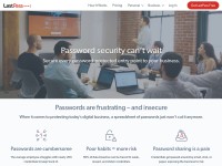 Desktop screenshot for lastpass.com