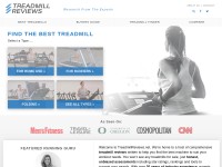 Desktop screenshot for treadmillreviews.net