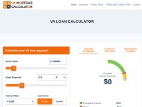 Desktop screenshot for vamortgagecalculator.us
