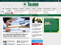 Desktop screenshot for tapchitaichinh.vn