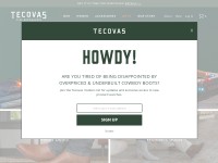 Desktop screenshot for tecovas.com