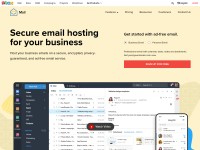 Desktop screenshot for zohomail.com