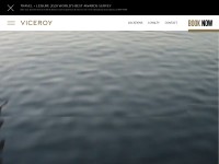 Desktop screenshot for viceroyhotelsandresorts.com