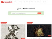 Desktop screenshot for historiaespana.es