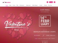 Desktop screenshot for shapeangels.com