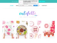 Desktop screenshot for cutefetti.com