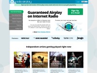 Desktop screenshot for radioairplay.com