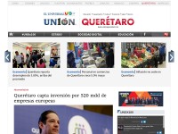 Desktop screenshot for unionqueretaro.mx