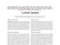 Desktop screenshot for lipsum.com