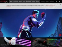 Desktop screenshot for hyperxgaming.com