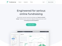 Desktop screenshot for fundraiseup.com