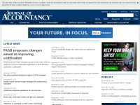 Desktop screenshot for journalofaccountancy.com