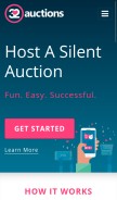 How 32auctions.com looks like on a mobile device such as an iPhone.