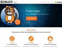 Desktop screenshot for projectcalico.org