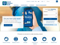 Desktop screenshot for greatwesternbank.com